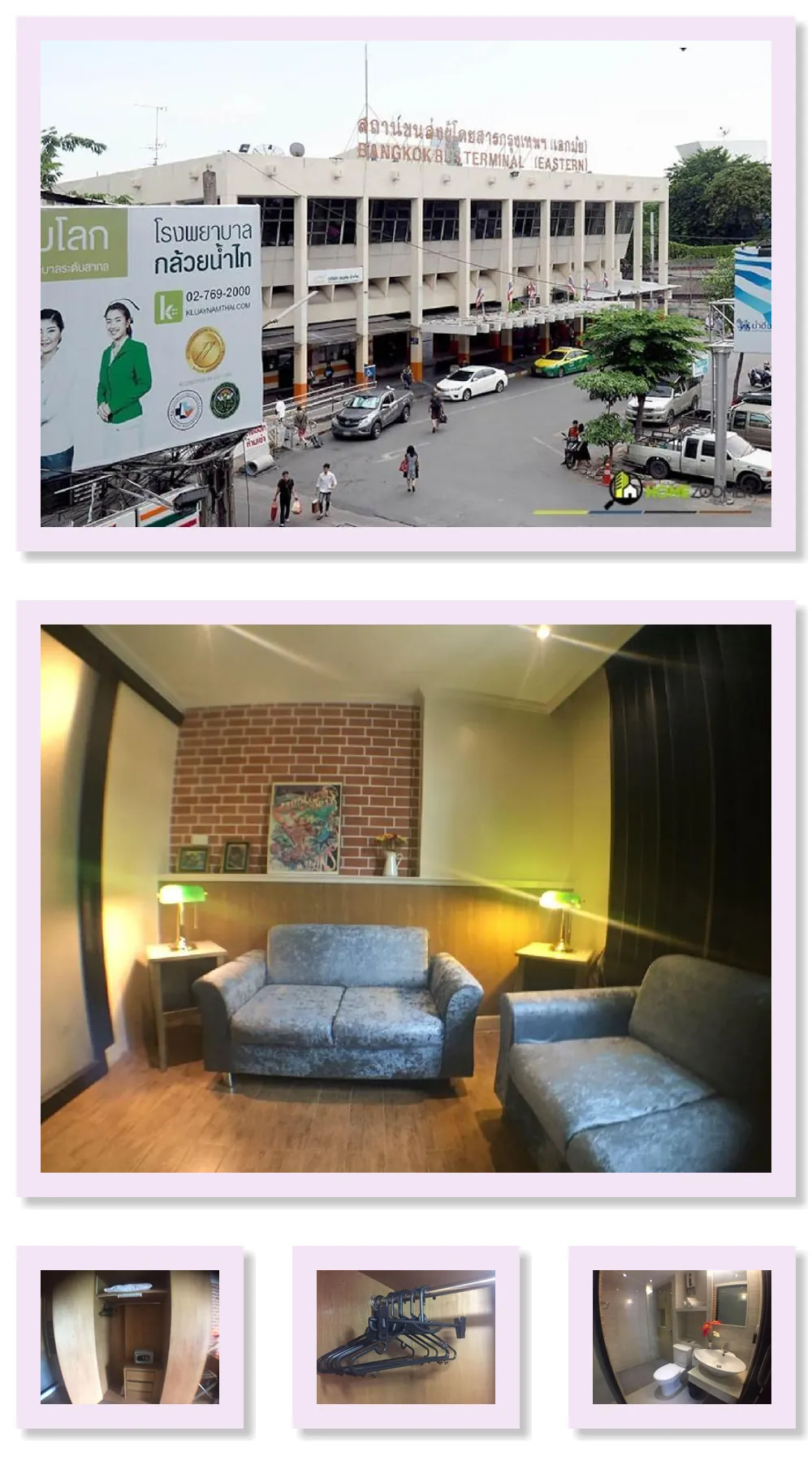 Ekamai+3Bed+4Bath+Living Room+Free Airport Pick Up 호텔 기타 이미지