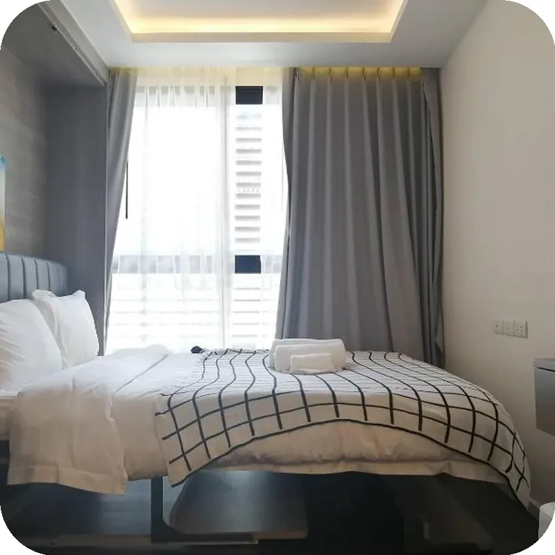 Asok&Sukhumvit#Near Terminal 21&Nana@2BR#Max4(#13) 호텔 내부 이미지
