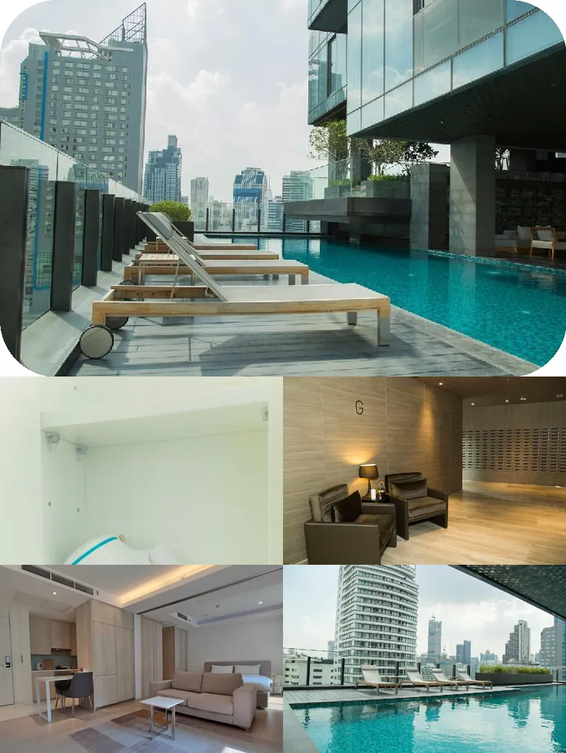 Pool&BTS Nana&MRT Sukhumvit&Max2ppl#6F22 호텔 기타 이미지