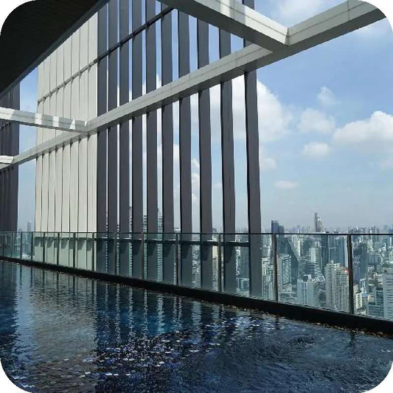 Rooftop pool luxury cozy condo free wifi @BTS 648 호텔 시설 이미지