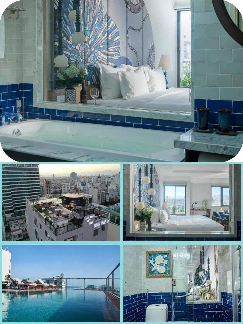 Sofiana My Khe Hotel & Spa - Rooftop Pool Bar - Free Craft Beer and 20 minute Spa per Room 호텔 기타 이미지