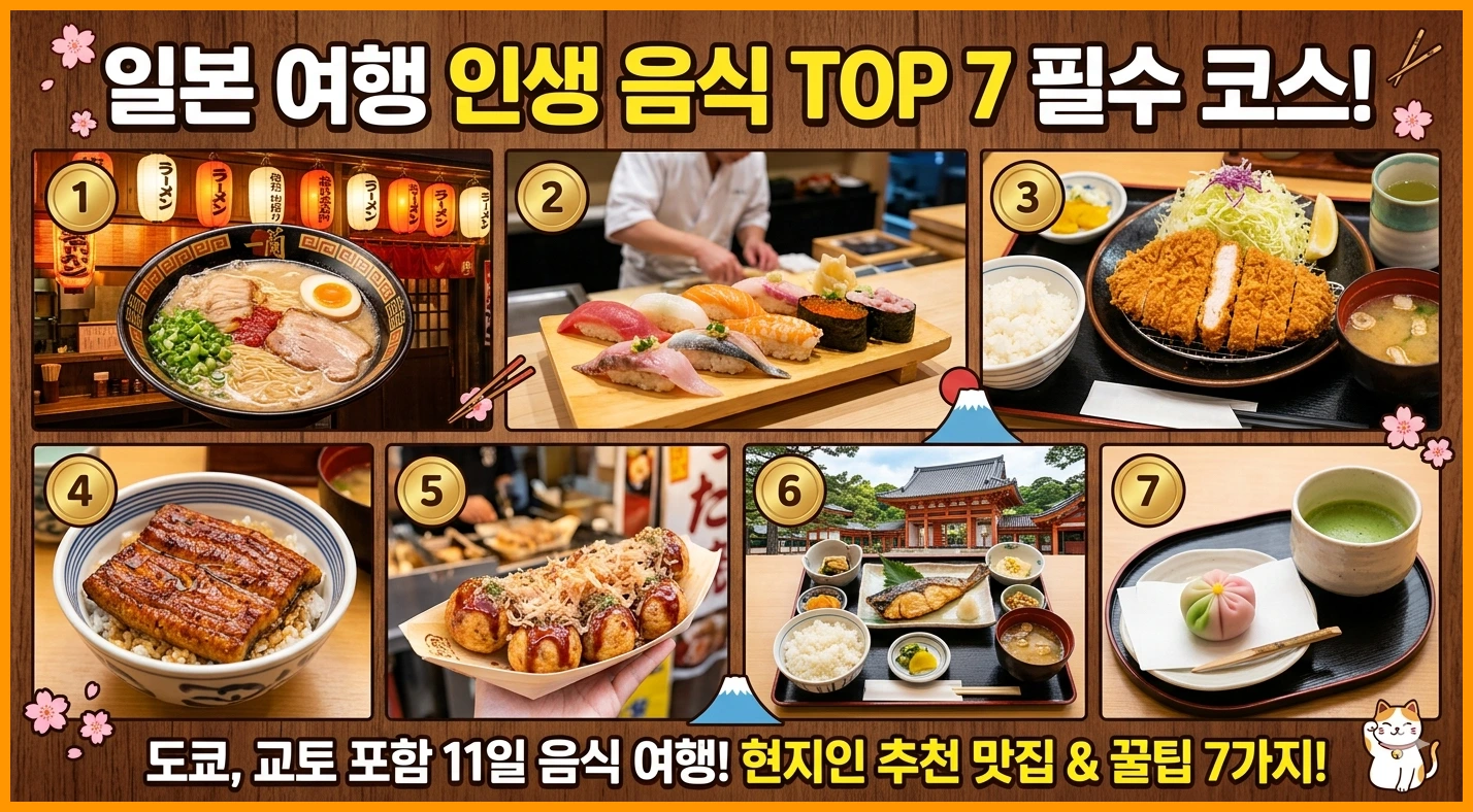 일본7대음식