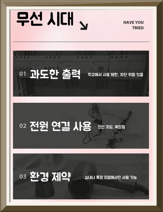 AKRUA 휴대용무선드라이기 무선드라이기 무선헤어드라이기 사진4