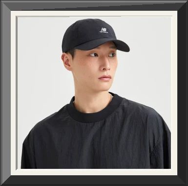 뉴발란스 남성용 플라잉로고 나일론 볼캡 사진4