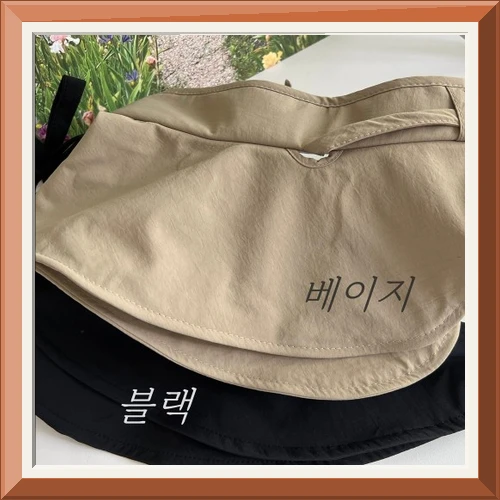 창넓은 모자 햇빛가리개 여름 자외선 차단 여성 썬캡 2컬러 사진3