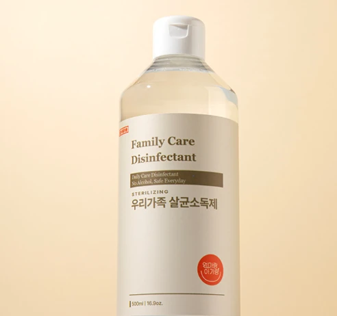 엄마랑아기랑 우리가족 살균소독제 1L+500ml (일반소비자용) 사진2