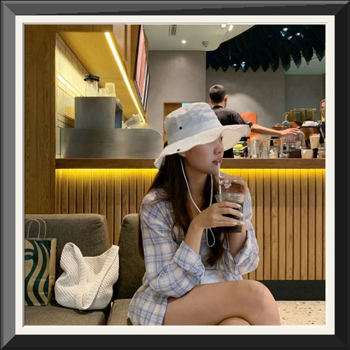 사파리 정글 메쉬 서핑햇 여행 챙넓은 벙거지모자 여성 버킷햇 대두 빠지 남자 여자 여름모자 사진3